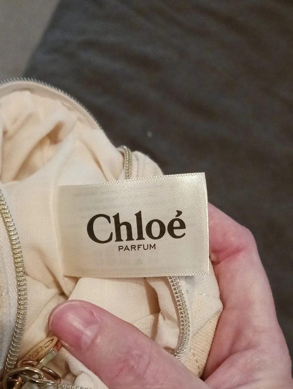 Chloe Parfum Quilted Cosmetics Bag